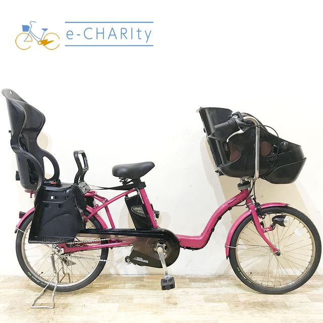 【中古】 電動自転車 子ども乗せ 子供乗せ パナソニック ギュット ミニ ピンク 20インチ KF1 ...