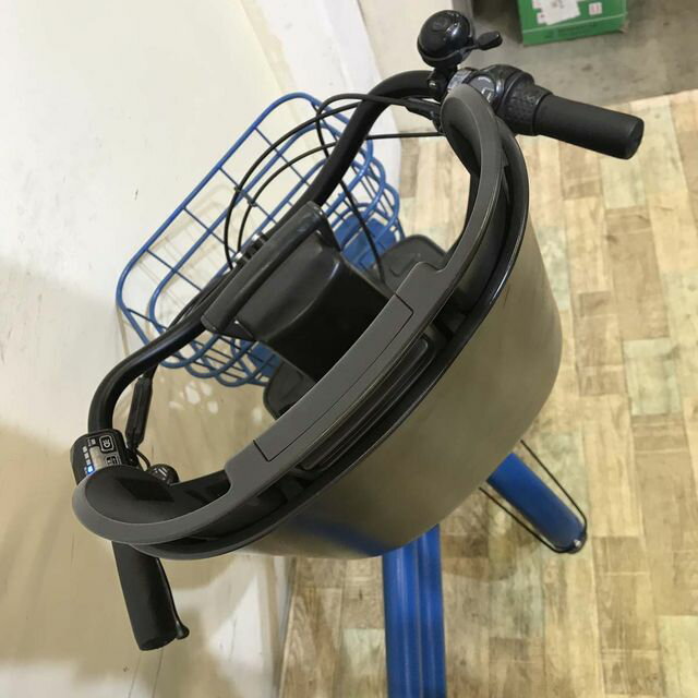 【ポイント3倍★お買い物マラソン終盤】【中古】 電動自転車 子ども乗せ 子供乗せ ブリヂストン bikke GRI ビッケ グリ ブルー 前24×後20インチ KF107 電動アシスト自転車 【神戸在庫】 3