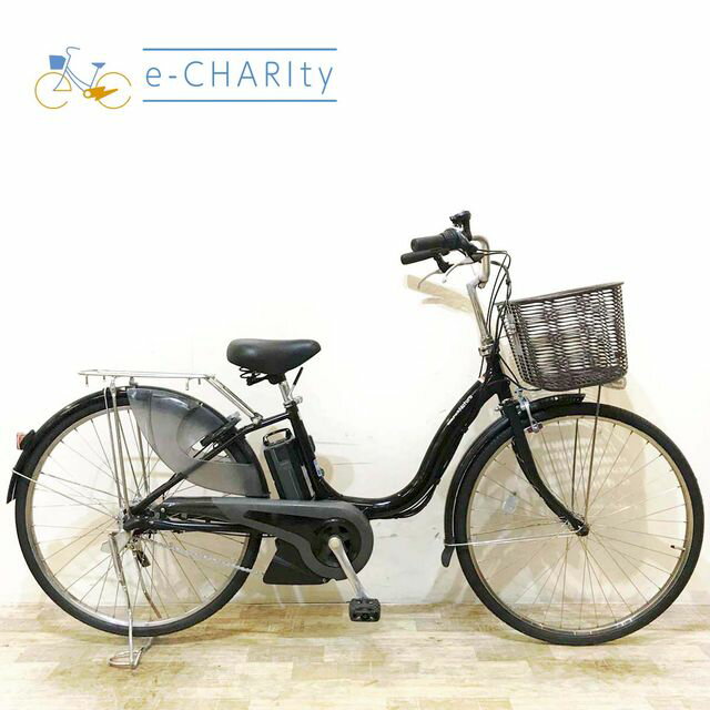 【中古】 電動自転車 ママチャリ ヤマハ PAS ナチュラ XL ブラック 26インチ KF109  ...