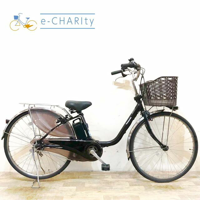 Electric Assisted Bicycles - 【ポイント3倍★お買い物マラソン終盤】【中古】 電動自転車 ママチャリ パナソニック ビビ DX ブラック 26インチ KF125 電動アシスト自転車 【神戸在庫】