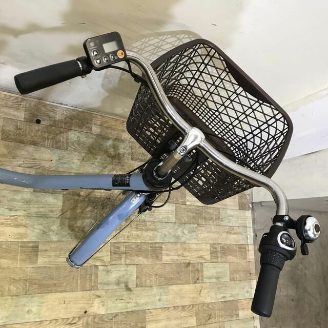 【ポイント3倍★お買い物マラソン終盤】【中古】 電動自転車 ママチャリ パナソニック ビビスタイル ブルー 26インチ KG027 電動アシスト自転車 【神戸在庫】