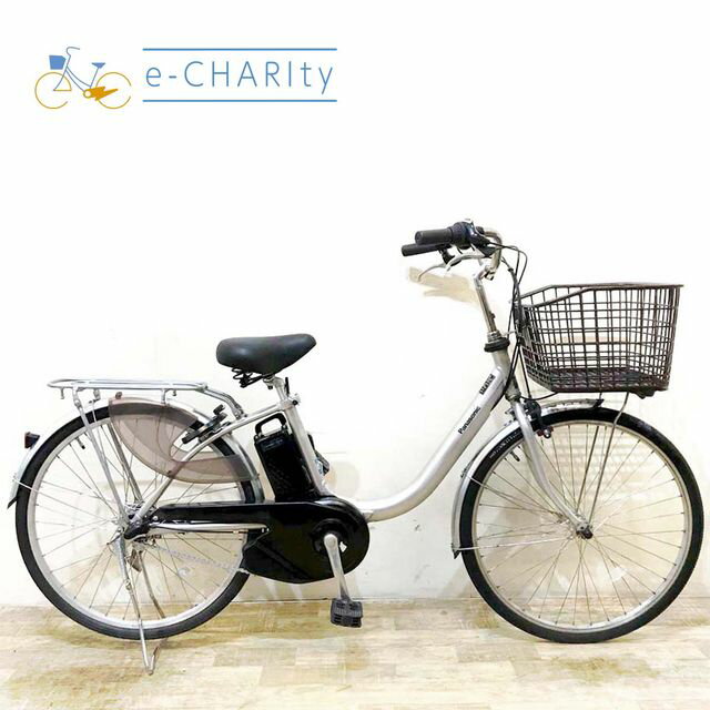 Electric Assisted Bicycles - 【中古】 電動自転車 ママチャリ パナソニック ビビL シルバー 24インチ KG029 電動アシスト自転車 【神戸在庫】