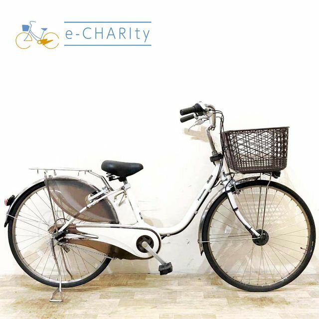 Electric Assisted Bicycles - 【中古】 電動自転車 ママチャリ パナソニック ビビDX ホワイト 26インチ KG030 電動アシスト自転車 【神戸在庫】