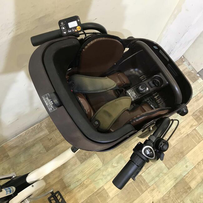 【ポイント3倍★お買い物マラソン終盤】【中古】 電動自転車 子ども乗せ 子供乗せ パナソニック ギュットミニDX ホワイト 20インチ KG036 電動アシスト自転車 【神戸在庫】 3