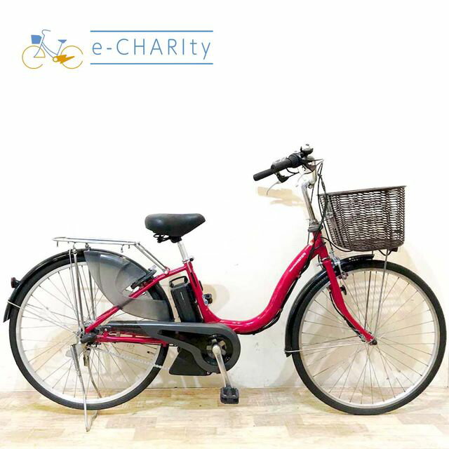 楽天市場】自転車 26インチ ママチャリ（カラーレッド）（電動アシスト