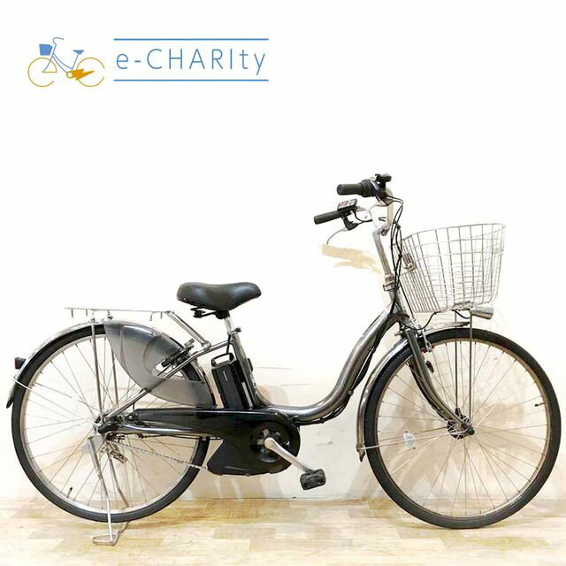 Electric Assisted Bicycles - 【ポイント3倍★お買い物マラソン終盤】【中古】 電動自転車 ママチャリ ヤマハ PAS ナチュラ シルバー 26インチ KG052 電動アシスト自転車 【神戸在庫】