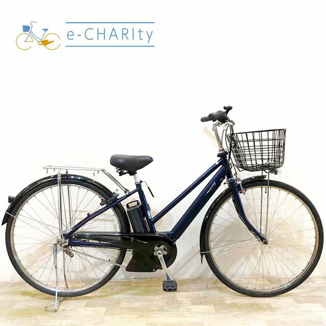 電動アシスト自転車 ネイビー 前カゴ付き 楽天市場】ネイビー（電動アシスト自転車｜自転車・サイクリング