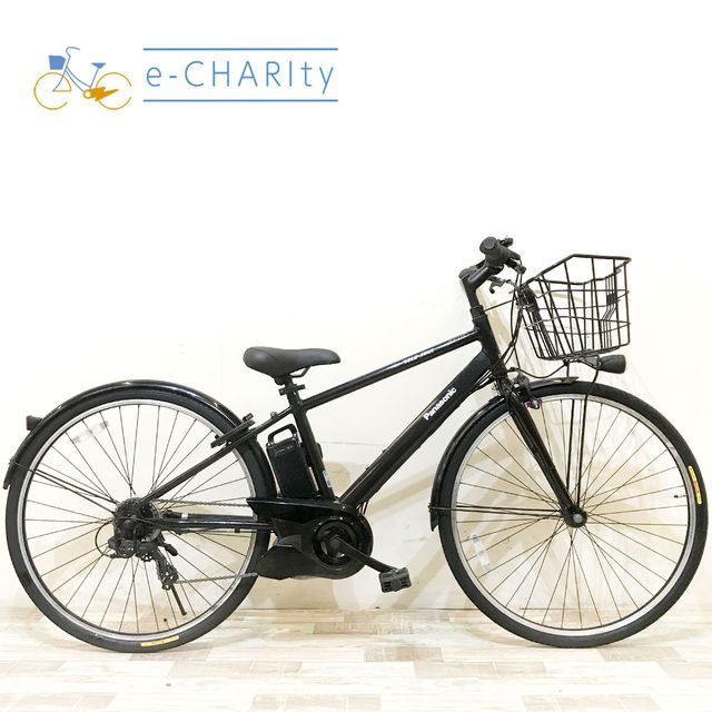 【楽天スーパーSALE期間中★ポイント5倍】【中古】 電動自転車 スポーツ パナソニック ベロスター ブラック 700C KG117 電動アシスト自転車 【神戸在庫】