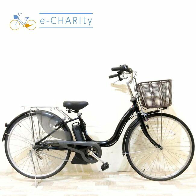【中古】 電動自転車 ママチャリ ヤマハ PAS ナチュラ ブラック 26インチ KH009 電動ア ...