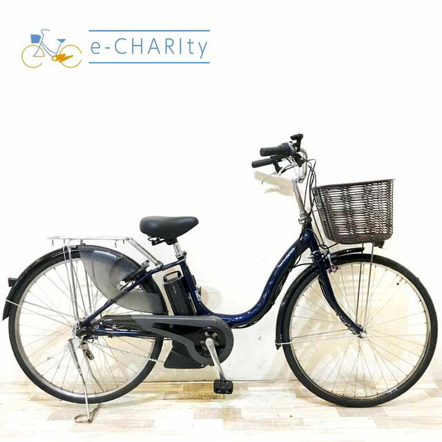 【楽天スーパーSALE期間中★ポイント5倍】【中古】 電動自転車 ママチャリ ヤマハ PAS ナチュラ ネイビー 26インチ KH015 電動アシスト自転車 【神戸在庫】