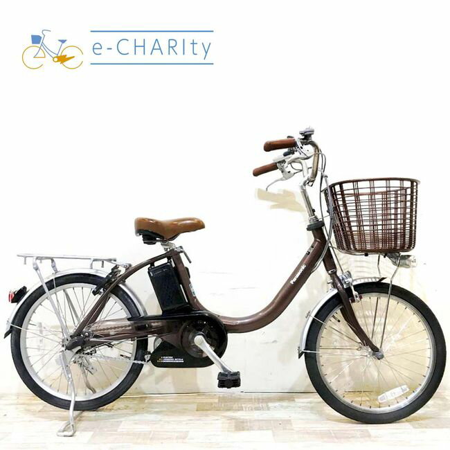 乐天商城 - 【楽天スーパーSALE期間中★ポイント5倍】【中古】 電動自転車 小径車 パナソニック ビビLS ブラウン 20インチ KH027 電動アシスト自転車 【神戸在庫】