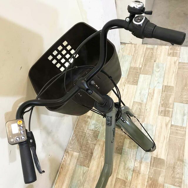 【中古】 電動自転車 子ども乗せ 子供乗せ パナソニック ギュットアニーズ グリー...
