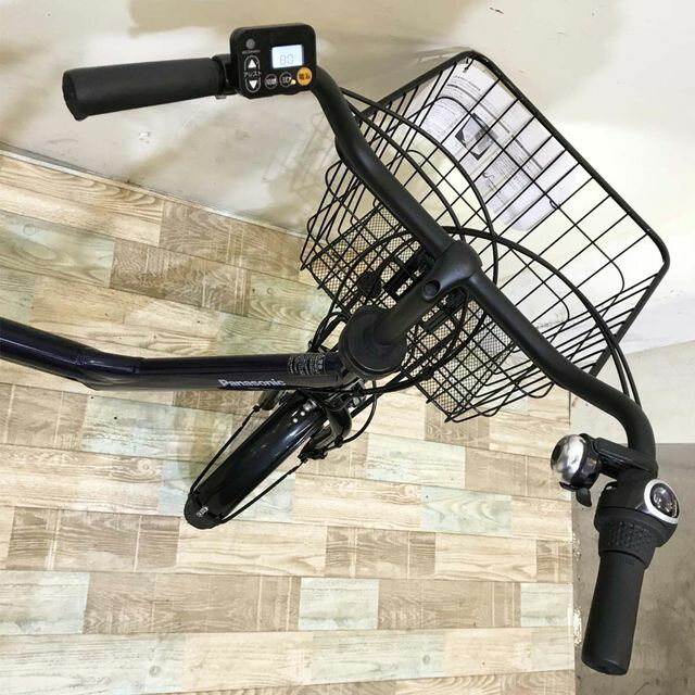 【中古】 電動自転車 子ども乗せ 子供乗せ パナソニック ギュットアニーズ ネイビ...