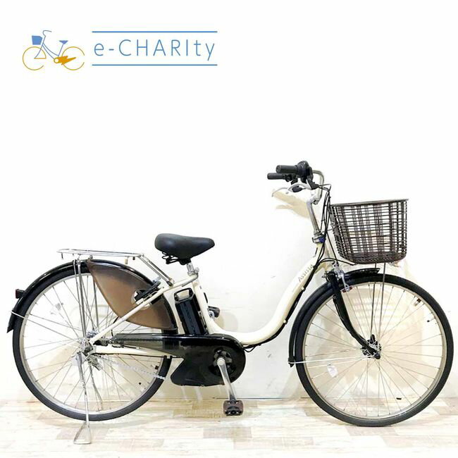 樂天商城 - 【中古】 電動自転車 ママチャリ ブリヂストン アシスタ ホワイト 26インチ KH069 電動アシスト自転車 【神戸在庫】