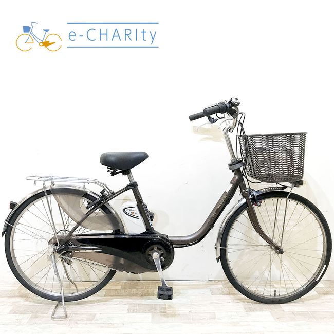 樂天商城 - 【中古】 電動自転車 ママチャリ パナソニック ビビDX ブラウン 24インチ KH079 電動アシスト自転車 【神戸在庫】
