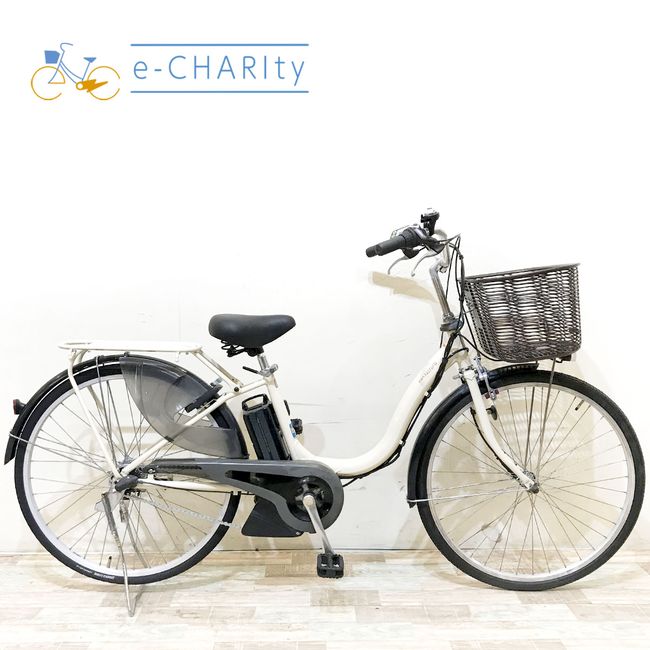 樂天商城 - 【中古】 電動自転車 ママチャリ ヤマハ PAS ナチュラM ホワイト 26インチ KH080 電動アシスト自転車 【神戸在庫】