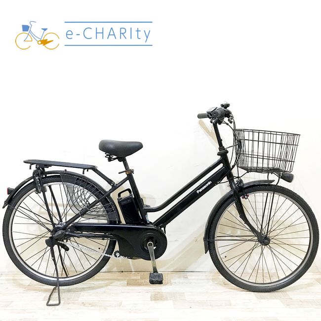 樂天商城 - 【中古】 電動自転車 ママチャリ パナソニック ティモS ブラック 26インチ KH081 電動アシスト自転車 【神戸在庫】