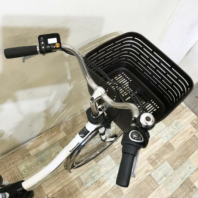 【中古】 電動自転車 ママチャリ パナソニック ビビDX ホワイト 26インチ KH085 電...