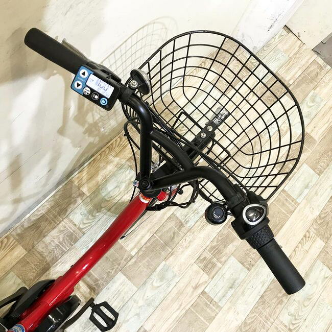 【中古】 電動自転車 小径車 ヤマハ PAS シティC レッド 20インチ KH088 電動アシ...
