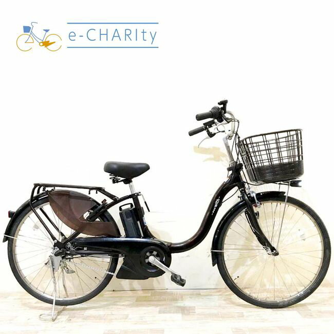 樂天商城 - 【中古】 電動自転車 ママチャリ ヤマハ PAS ウィズ ブラウン 24インチ KH090 電動アシスト自転車 【神戸在庫】