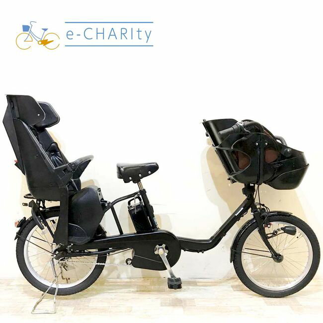 楽天マラソン期間中ポイント10倍 【中古】 電動自転車 子ども乗せ 子供乗せ パナソニック ギュットミニDX ブラック 20インチ KH121 電動アシスト自転車 【神戸在庫】