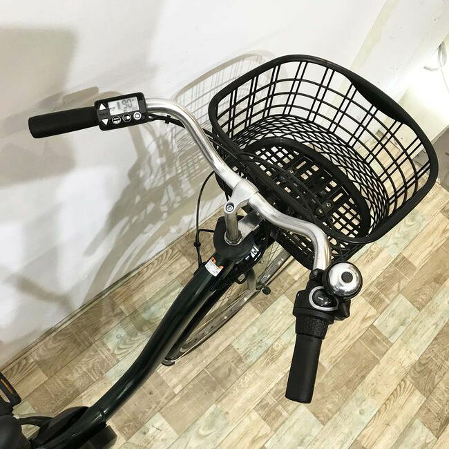 【中古】 電動自転車 ママチャリ ヤマハ PAS ウィズ グリーン 26インチ KJ042 電動...