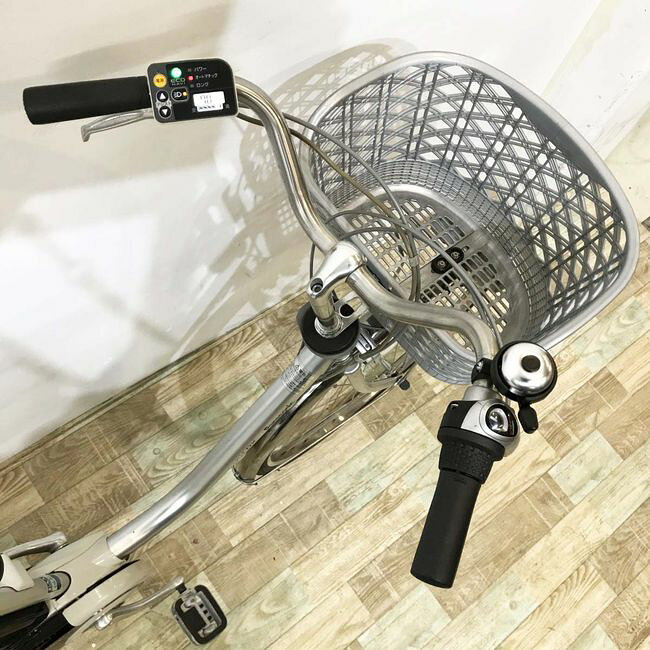 【中古】 電動自転車 ママチャリ パナソニック ビビDX シルバー 26インチ KJ045 電...