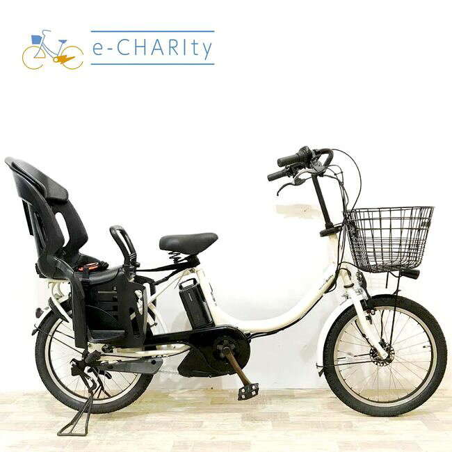【中古】 電動自転車 子ども乗せ 子供乗せ ヤマハ PAS バビー ホワイト 20インチ KJ064 電動アシスト自転車 【神戸在庫】