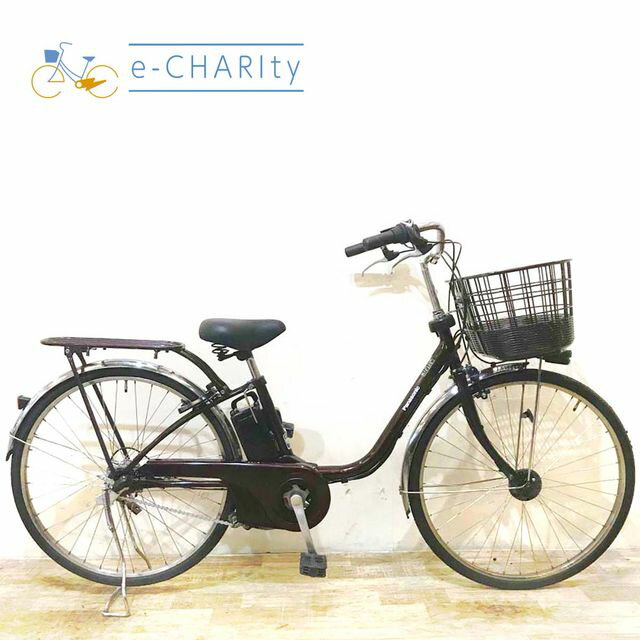【中古】 電動自転車 ママチャリ パナソニック ビビ スタイル DX ブラウン 26インチ KE124 電動アシスト自転車 【神戸在庫】