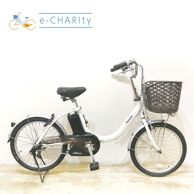 【中古】 電動自転車 小径車 パナソニック ビビ LS ホワイト 20インチ KE126 電動アシスト自転車 【神戸在庫】
