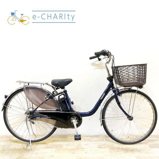 【中古】 電動自転車 ママチャリ パナソニック ビビ DX ネイビー 26インチ KE133 電動アシスト自転車 【神戸在庫】