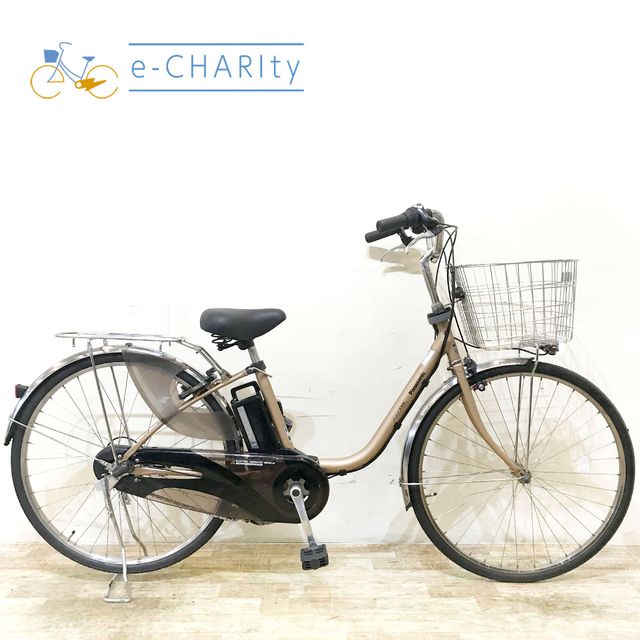 【中古】 電動自転車 ママチャリ パナソニック ビビ DX ゴールド 26インチ KF007 電動アシスト自転車 【神戸在庫】