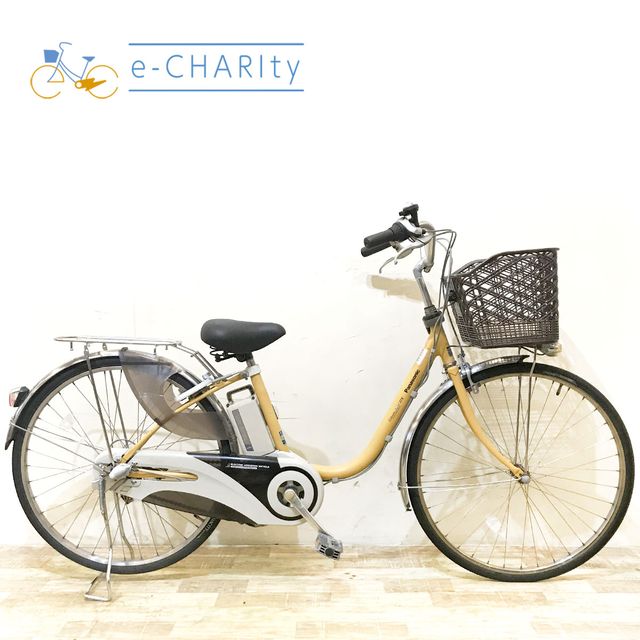 【中古】 電動自転車 ママチャリ パナソニック ビビ DX イエロー 26インチ KF042 電動アシスト自転車 【神戸在庫】
