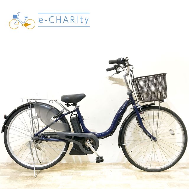 樂天商城 - 【中古】 電動自転車 ママチャリ ヤマハ PAS Cheer パス チア ネイビー 26インチ KF057 電動アシスト自転車 【神戸在庫】