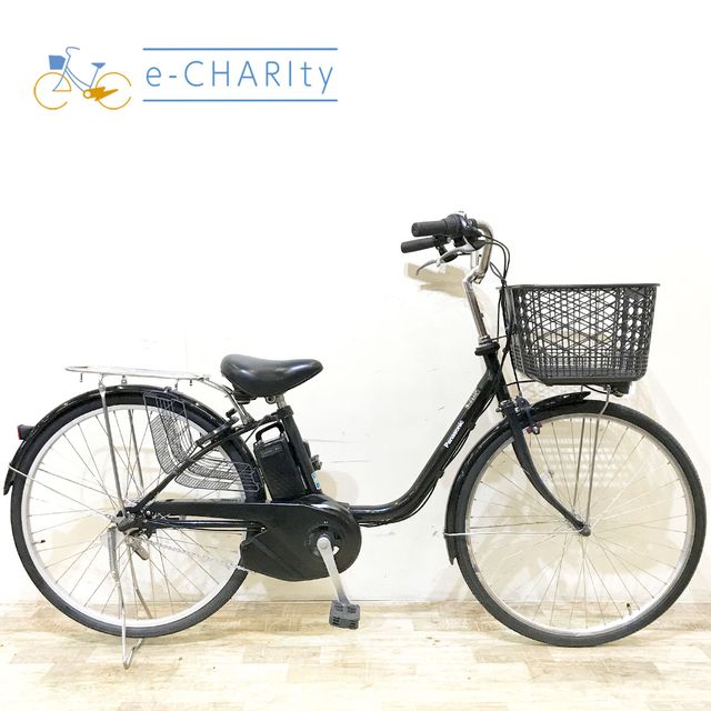 樂天商城 - 【中古】 電動自転車 ママチャリ パナソニック ビビ YX ブラック 26インチ KF062 電動アシスト自転車 【神戸在庫】