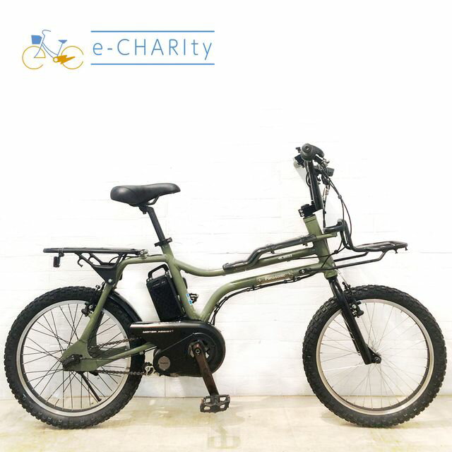 【8日間限定★3000円OFFクーポン配布】【中古】 電動自転車 小径車 パナソニック EZ グリーン 20インチ YA070 電動アシスト自転車 【横浜在庫】