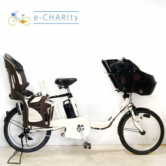 【期間限定★3000円OFFクーポン配布】【中古】 電動自転車 子ども乗せ 子供乗せ パナソニック ギュット ミニ DX ホワイト 20インチ YB018 電動アシスト自転車 【横浜在庫】