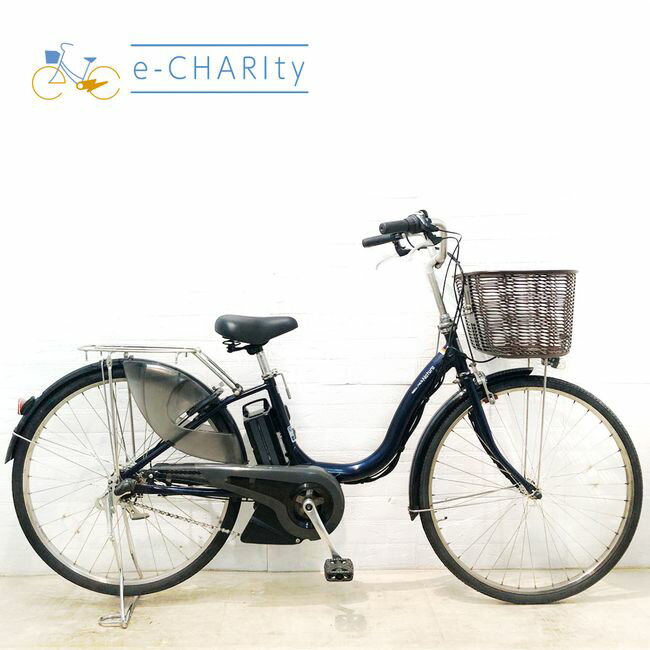 【4日間限定★3000円OFFクーポン配布】【中古】 電動自転車 ママチャリ ヤマハ PAS ナチュラ L ブルー 26インチ YX132 電動アシスト自転車 【横浜在庫】