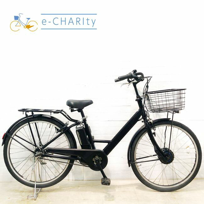 【8日間限定★3000円OFFクーポン配布】【中古】 電動自転車 ママチャリ ブリヂストン ステップクルーズ e ブラック 26インチ YX136 電動アシスト自転車 【横浜在庫】