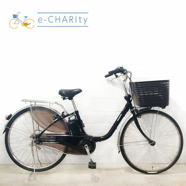【期間限定★3000円OFFクーポン配布】【中古】【東京・神奈川・埼玉・千葉限定】 電動自転車 ママチャリ パナソニック ビビ DX ブラック 26インチ SR385Y 横浜 電動アシスト自転車