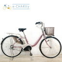 【期間限定★3000円OFFクーポン配布】【中古】 電動自転車 ママチャリ 訳あり パナソニック ビビ NX ピンク 26インチ YW044 電動アシスト自転車 【横浜在庫】