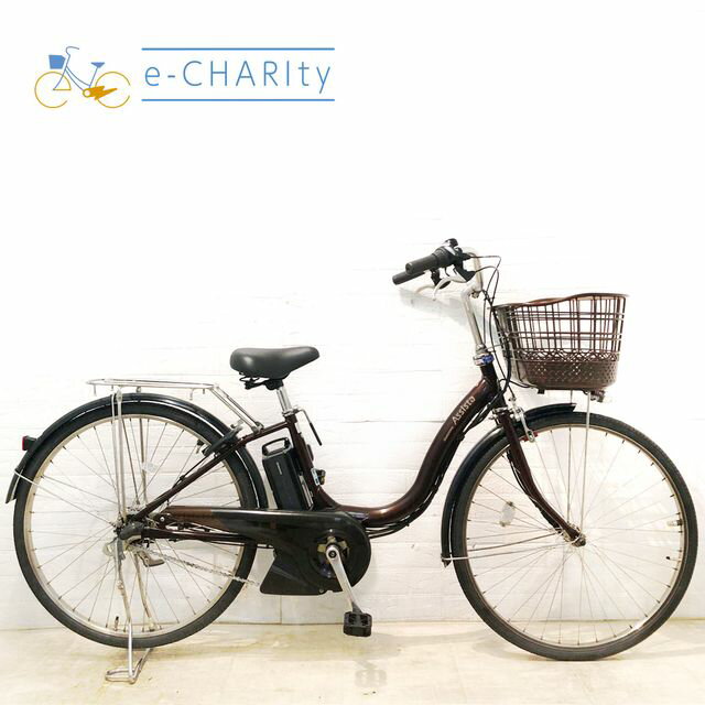 【P10倍★楽天イーグルス感謝祭】【中古】 電動自転車 ママチャリ ブリヂストン アシスタ DX ブラウン 26インチ YX128 電動アシスト自転車 【横浜在庫】