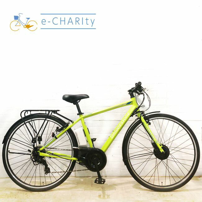 【中古】 電動自転車 スポーツ ブリヂストン TB1e グリーン 27インチ SR414Y 電動アシ ...