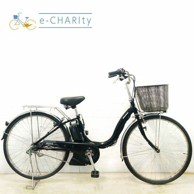 【中古】 電動自転車 ママチャリ ブリヂストン アシスタ U DX ブラック 26インチ YE002 ...