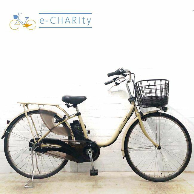 樂天商城 - 【中古】 電動自転車 ママチャリ パナソニック ビビ DX ベージュ 26インチ YF040 電動アシスト自転車 【横浜在庫】