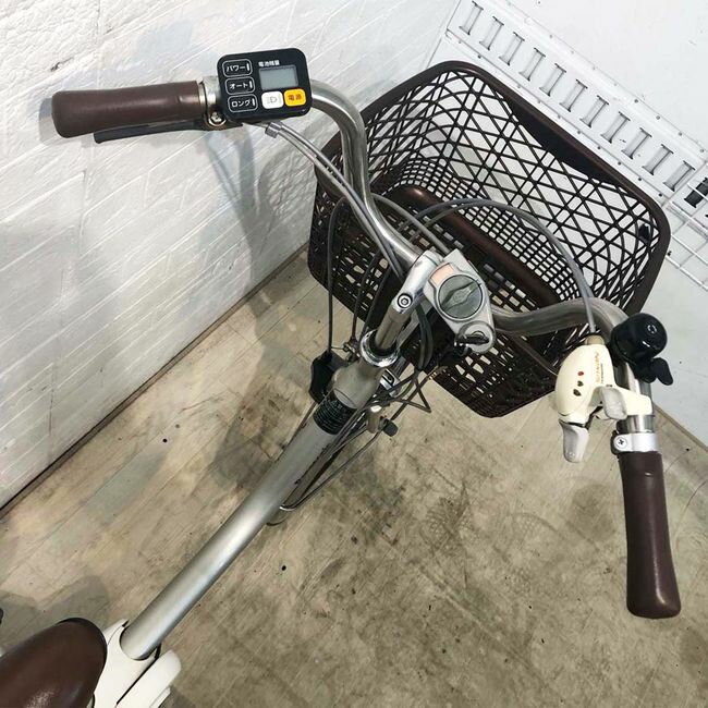 【ポイント3倍★お買い物マラソン終盤】【中古】 電動自転車 三輪 ワゴン パナソニック ビビ ライフ シルバー 前18×後16インチ YF122 電動アシスト自転車 【横浜在庫】