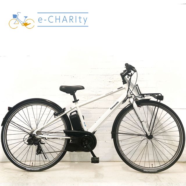 【楽天スーパーSALE期間中★ポイント5倍】【中古】 電動自転車 スポーツ パナソニック ベロスター ホワイト 700C YG114 電動アシスト自転車 【横浜在庫】