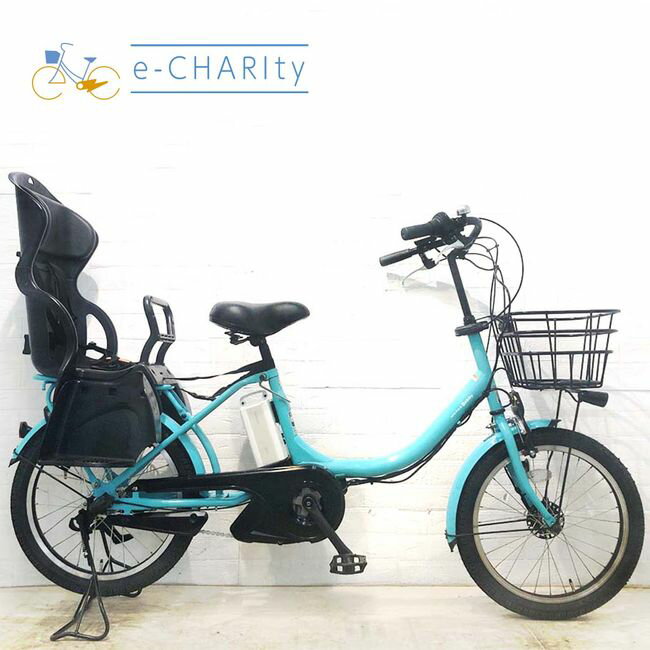 【楽天スーパーSALE期間中★ポイント5倍】【中古】 電動自転車 子ども乗せ 子供乗せ ヤマハ PASバビー ブルー 20インチ YH003 電動アシスト自転車 【横浜在庫】