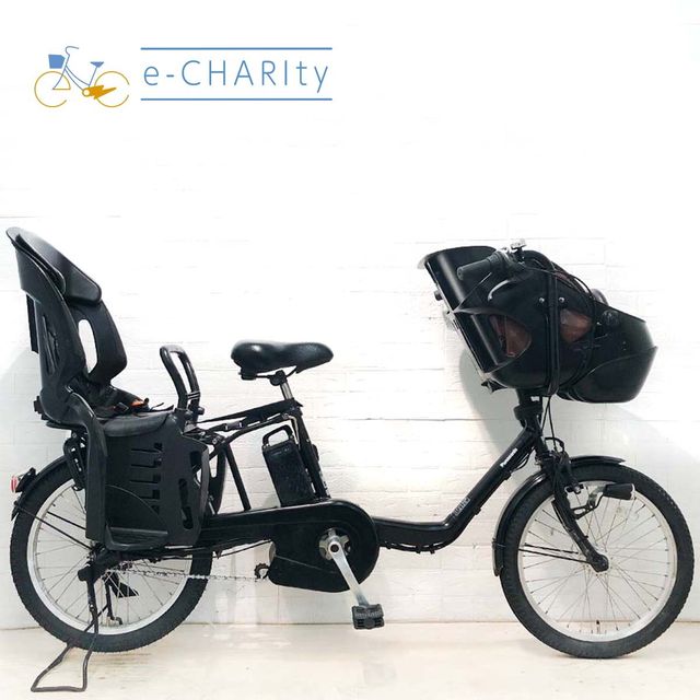 楽天マラソン期間中ポイント10倍 【中古】 電動自転車 子ども乗せ 子供乗せ パナソニック ギュットミニDX ブラック 20インチ YH031 電動アシスト自転車 【横浜在庫】