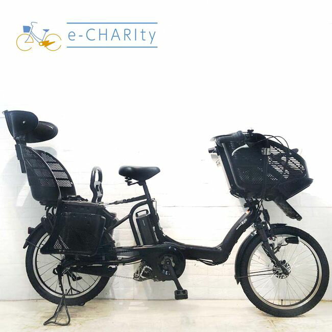 楽天マラソン期間中ポイント10倍 【中古】 電動自転車 子ども乗せ 子供乗せ ヤマハ PAS キッスミニ ブラウン 20インチ YH050 電動アシスト自転車 【横浜在庫】